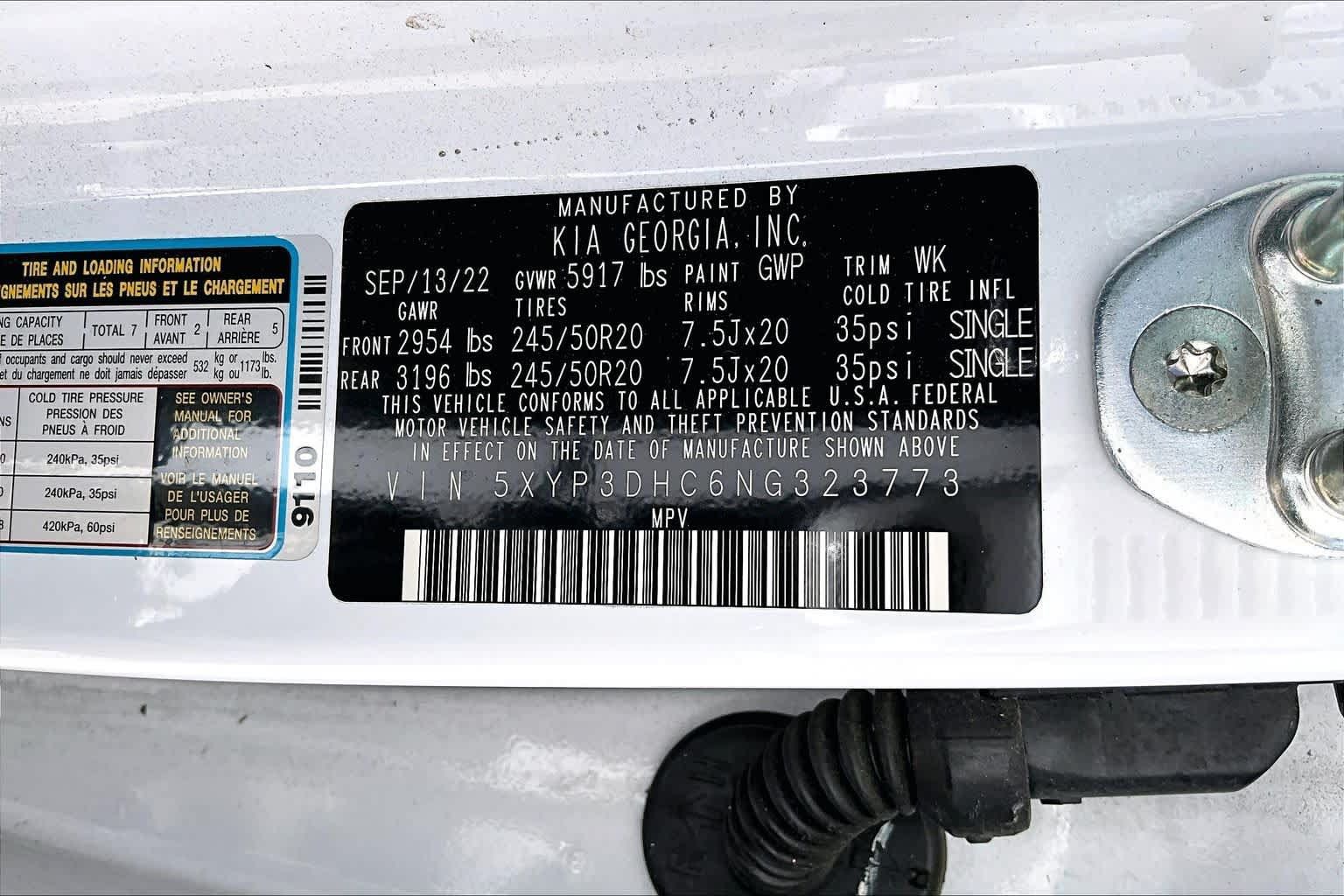 Used 2022 Kia Telluride EX w/ EX Premium Package AWD/4WD image 35