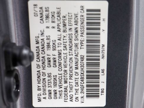 Used 2018 Honda Civic LX image 30