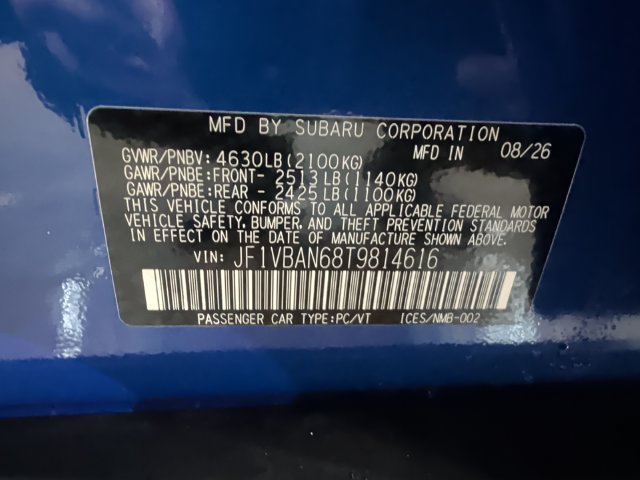New 2026 Subaru WRX Limited AWD/4WD image 25