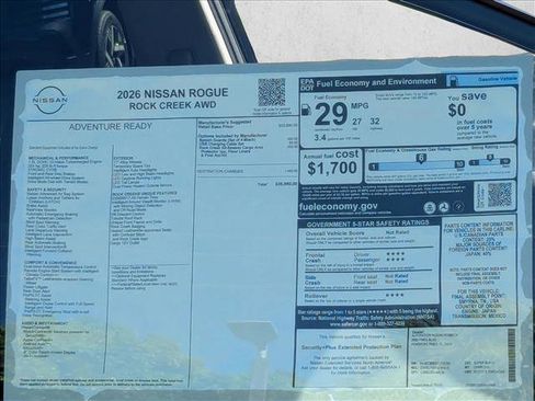 New 2026 Nissan Rogue Rock Creek image 16