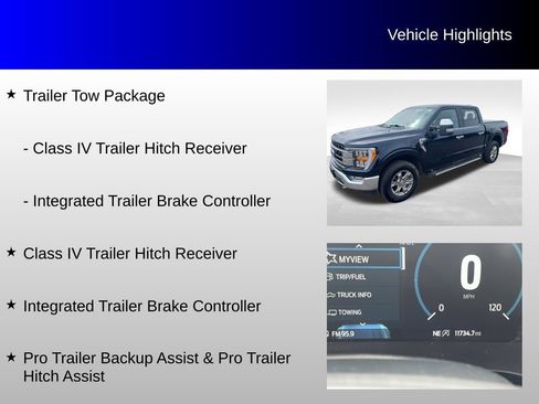Used 2023 Ford F150 Lariat w/ Trailer Tow Package AWD/4WD image 12