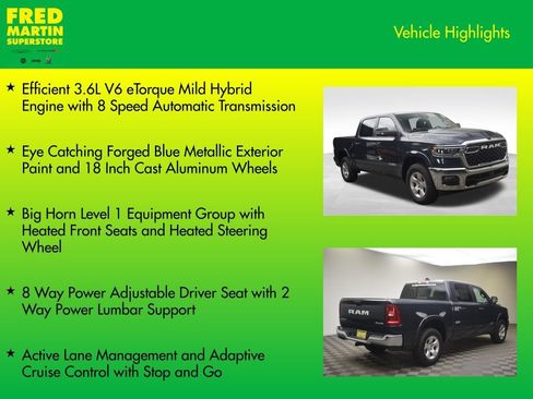 New 2026 RAM 1500 Big Horn AWD/4WD image 7