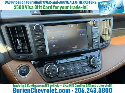 Used 2017 Toyota RAV4 Limited w/ All Weather Liner Package AWD/4WD image 16