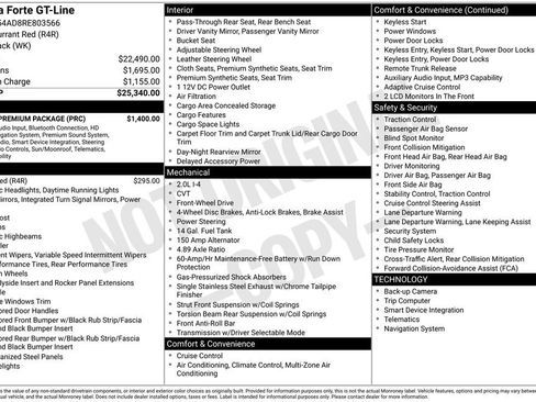 Used 2024 Kia Forte GT-Line w/ GT-Line Premium Package image 32