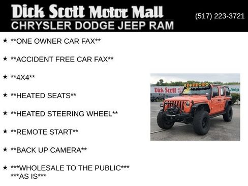 Used 2018 Jeep Wrangler Unlimited Sport S AWD/4WD image 9