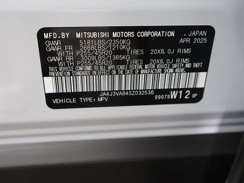 New 2025 Mitsubishi Outlander SE FWD image 55