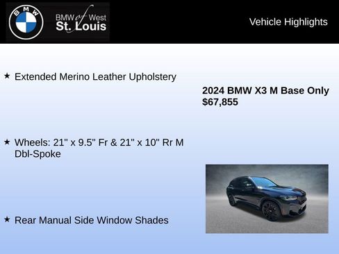 Used 2024 BMW X3 M w/ Competition Package image 31