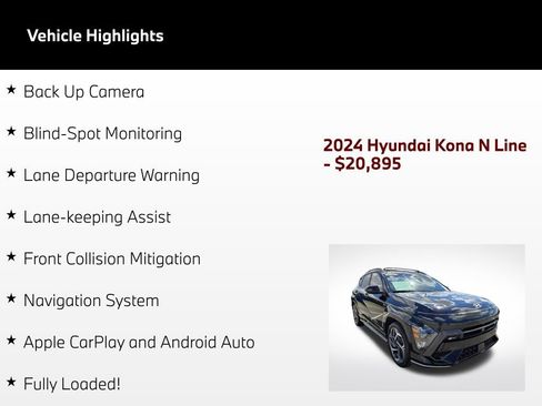 Used 2024 Hyundai Kona N Line FWD image 5