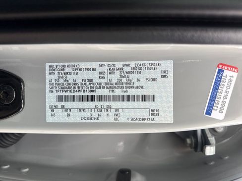 Used 2023 Ford F150 Lariat w/ Equipment Group 502A High image 30