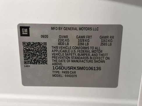 Used 2021 Cadillac CT5 Sport w/ Parking Package AWD/4WD image 38
