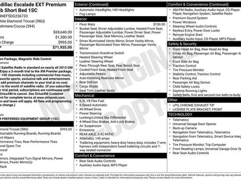 Used 2013 Cadillac Escalade EXT Premium image 7