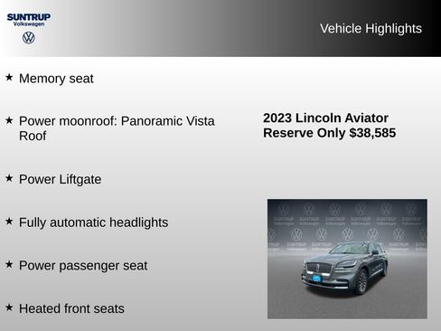 Used 2023 Lincoln Aviator Reserve AWD/4WD image 16