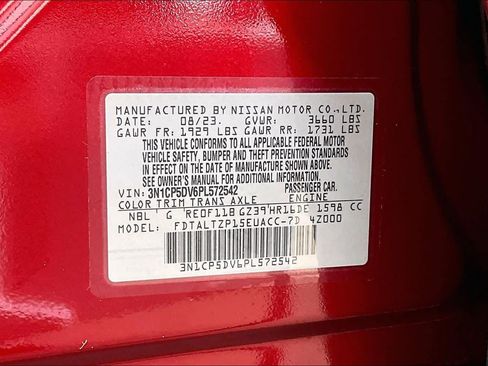 Certified 2023 Nissan Kicks SR w/ SR Premium Package FWD image 33