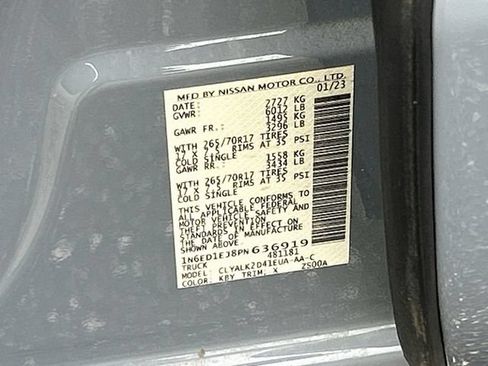 Used 2023 Nissan Frontier Pro-X w/ Technology Package RWD image 29