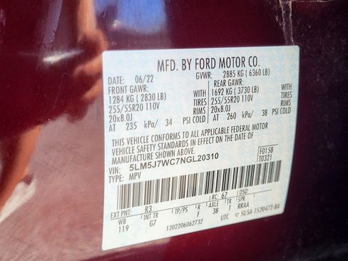 Used 2022 Lincoln Aviator Reserve w/ Equipment Group 201A image 32