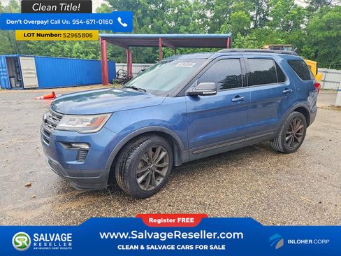 Used 2018 Ford Explorer XLT w/ Equipment Group 202A FWD image 1