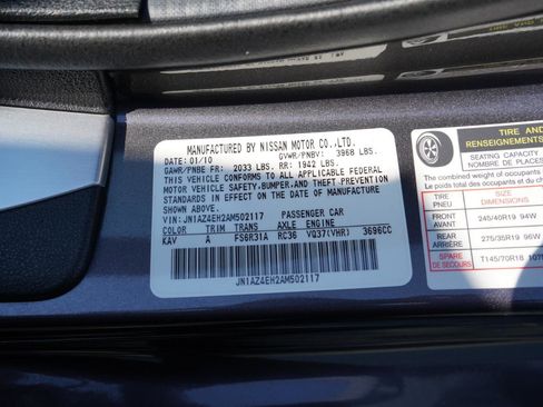 Used 2010 Nissan 370Z Touring w/ Sport Pkg image 87