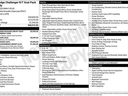 Used 2022 Dodge Challenger R/T Scat Pack RWD image 4