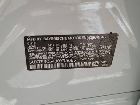 Used 2018 BMW X3 M40i AWD/4WD image 34