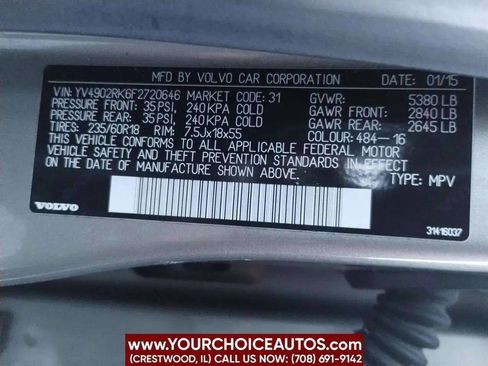 Used 2015 Volvo XC60 T6 w/ Proximity Package image 20