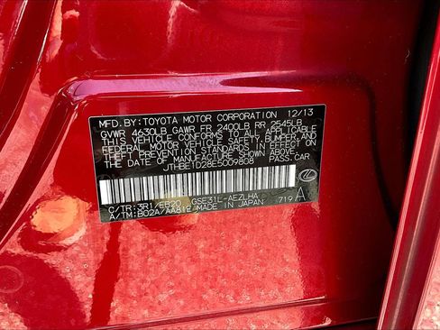 Used 2014 Lexus IS 350 w/ F Sport Package image 28