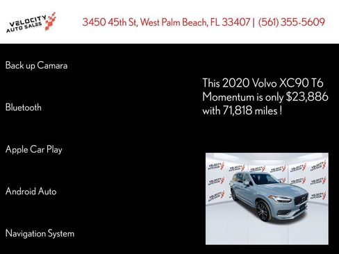 Used 2020 Volvo XC90 T6 Momentum image 37