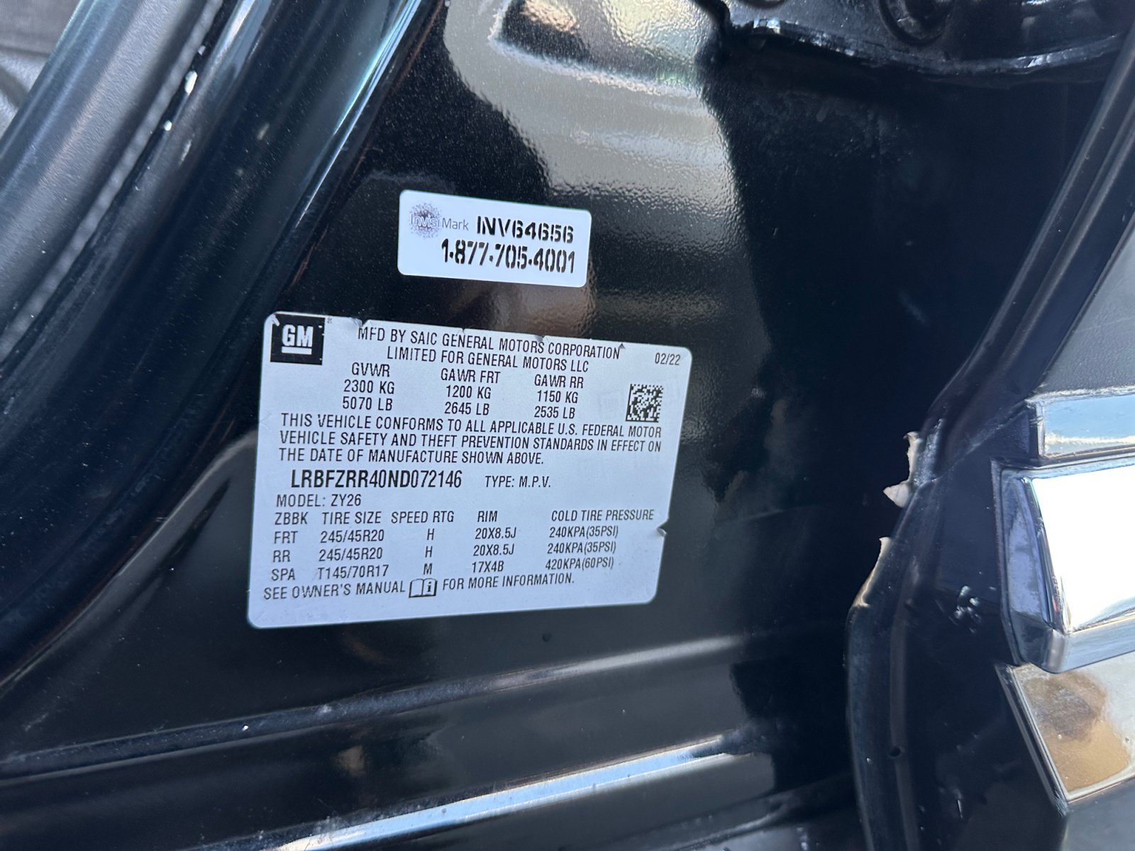 Used 2022 Buick Envision Avenir w/ Technology Package II FWD image 29