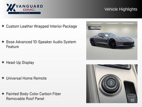 Used 2015 Chevrolet Corvette Stingray Coupe w/ 3LT Preferred Equipment Group RWD image 5