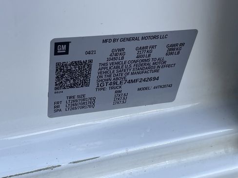 Used 2021 GMC Sierra 2500 4x4 Crew Cab w/ Convenience Package image 33