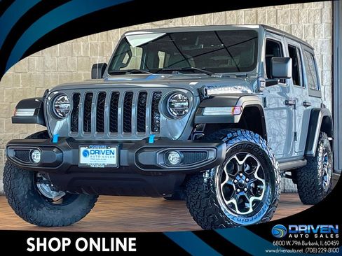 Used 2022 Jeep Wrangler Unlimited Rubicon 4xe w/ Cold Weather Group AWD/4WD image 1