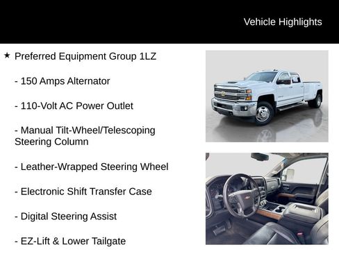 Used 2017 Chevrolet Silverado 3500 LTZ w/ Duramax Plus Package image 16