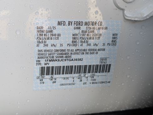 New 2026 Ford Explorer Tremor w/ Tremor Ultimate Package image 26