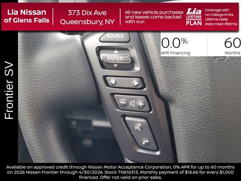 New 2026 Nissan Frontier SV w/ Tow Package image 19