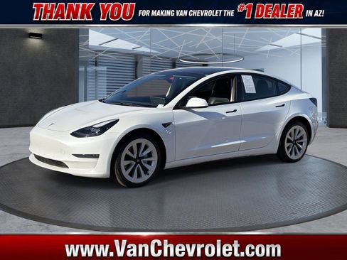 Used 2022 Tesla Model 3 Long Range AWD/4WD image 1