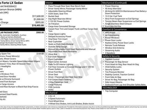 Used 2017 Kia Forte LX w/ LX Popular Package image 4