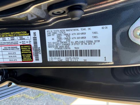 New 2026 Toyota Tundra Platinum AWD/4WD image 21