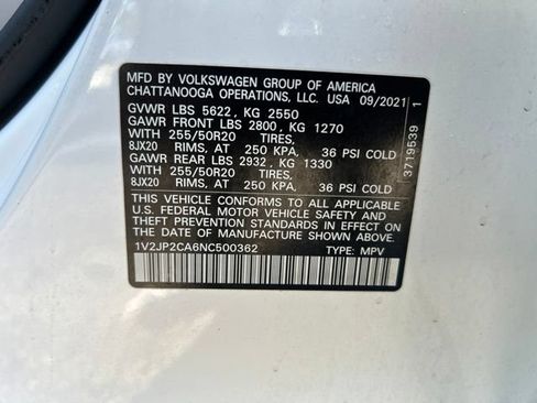 Used 2022 Volkswagen Atlas SE FWD image 22