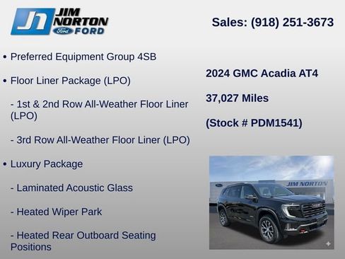 Used 2024 GMC Acadia AT4 w/ Super Cruise Package AWD/4WD image 11