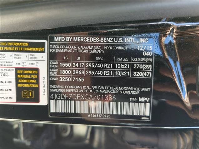 Used 2016 Mercedes-Benz GL 550 4MATIC image 15