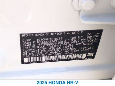 Used 2025 Honda HR-V EX-L image 26