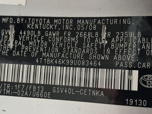 Used 2009 Toyota Camry LE FWD image 12