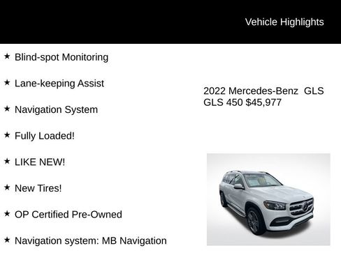 Used 2022 Mercedes-Benz GLS 450 4MATIC image 4