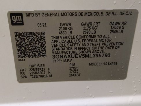 Used 2021 Chevrolet Equinox LT AWD/4WD image 33