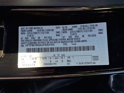 Used 2018 Ford F150 Raptor w/ Equipment Group 802A Luxury AWD/4WD image 27