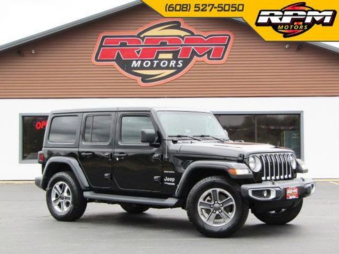 Used 2022 Jeep Wrangler Unlimited Sahara w/ Cold Weather Group image 1