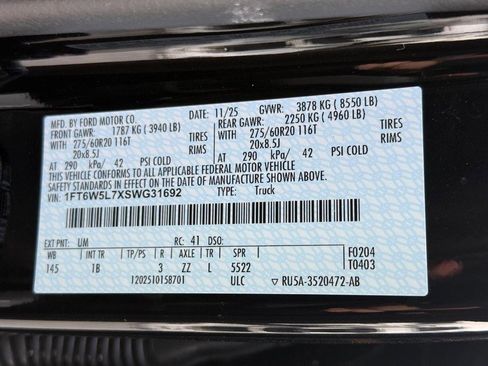 New 2025 Ford F150 Lightning Lariat image 28