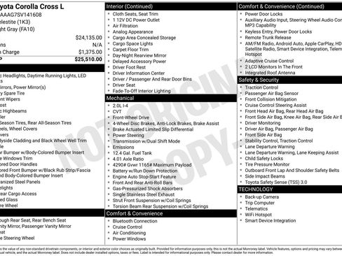 Used 2025 Toyota Corolla Cross L FWD image 19