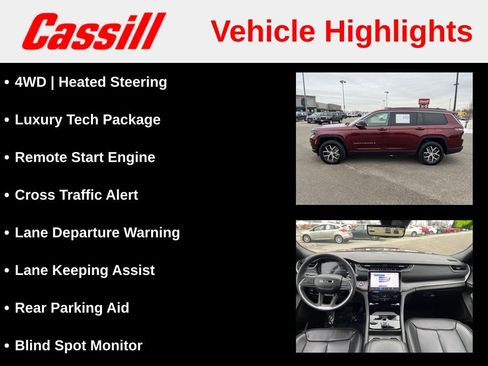 Used 2024 Jeep Grand Cherokee L Limited w/ Luxury Tech Group II image 7