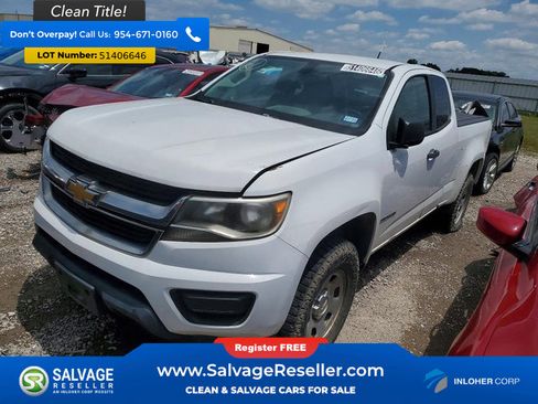 Used 2017 Chevrolet Colorado W/T w/ WT Convenience Package RWD image 1
