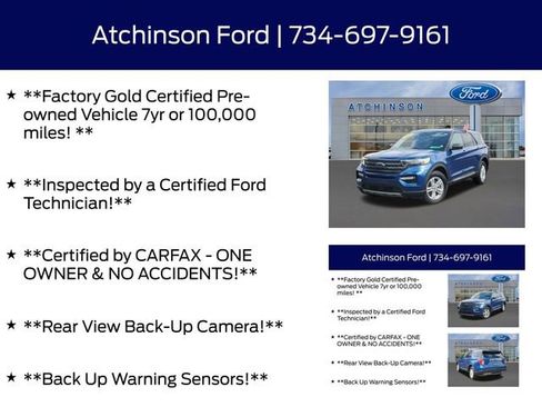 Certified 2023 Ford Explorer XLT w/ Equipment Group 202A image 4